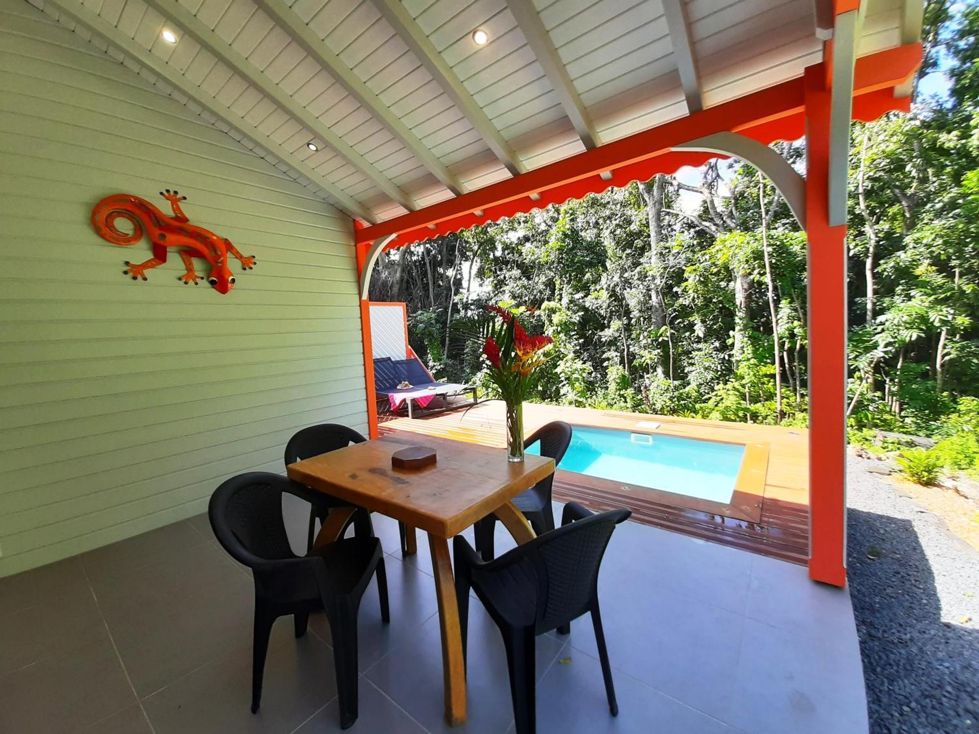 Caraibes Cottages Corail Piscine Privee A 900M De La Plage De Grande Anse Deshaies Esterno foto